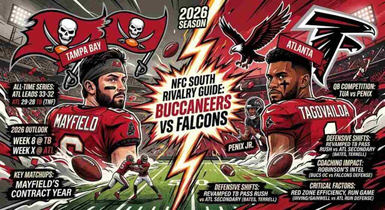 Tampa Bay Buccaneers vs Atlanta Falcons: Complete NFC South Rivalry Guide for 2026