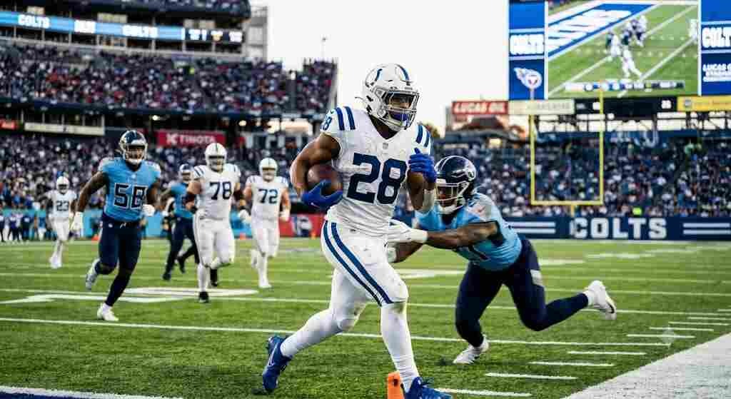 Tennessee Titans vs Colts Match player Stats