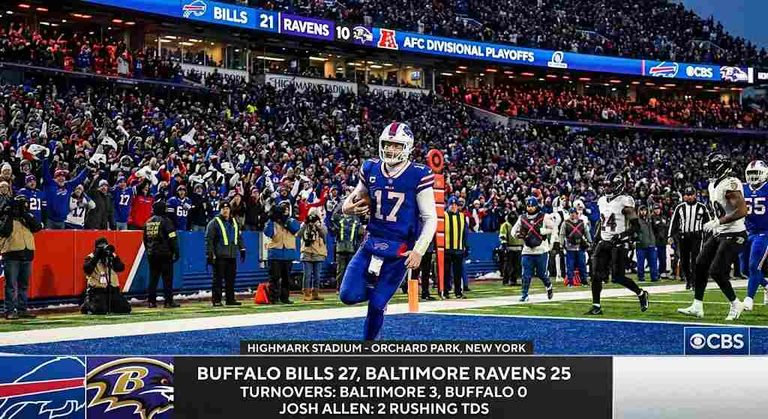 Buffalo Bills vs Baltimore Ravens Match Player Stats