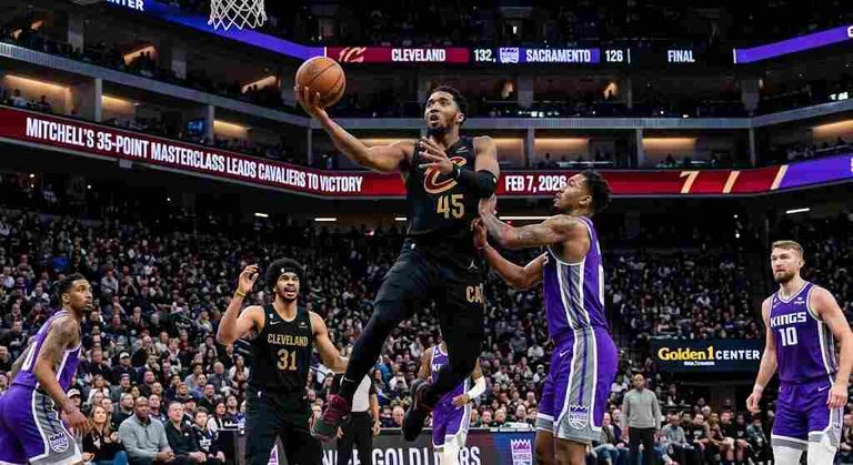Cleveland Cavaliers vs Sacramento Kings Match Player Stats