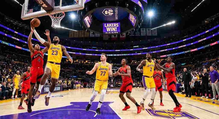 Toronto Raptors vs Lakers Match Player Stats