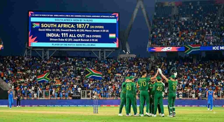 India National Cricket Team vs South Africa National Cricket Team Match Scorecard