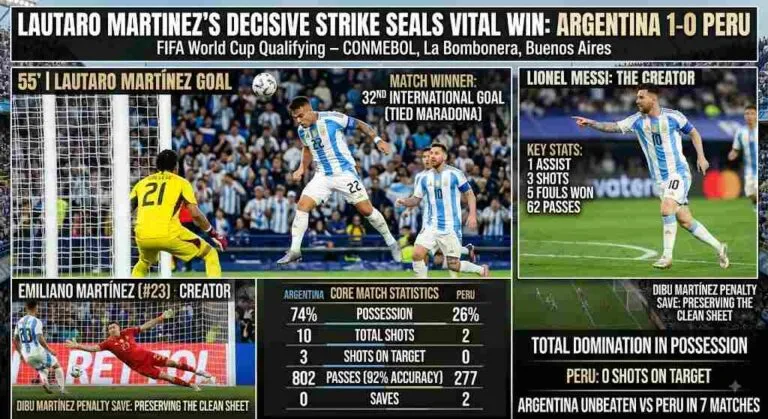 Argentina National Football Team vs Peru National Football Team Stats