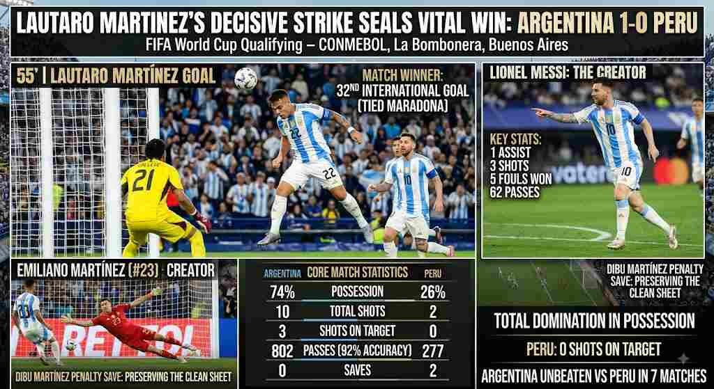 Argentina National Football Team vs Peru National Football Team Stats