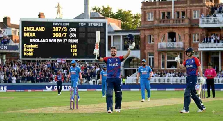 England Cricket Team vs India National Cricket Team Match Scorecard