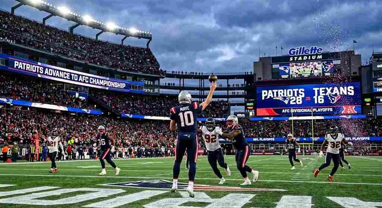 New England Patriots vs Texans Match Player Stats
