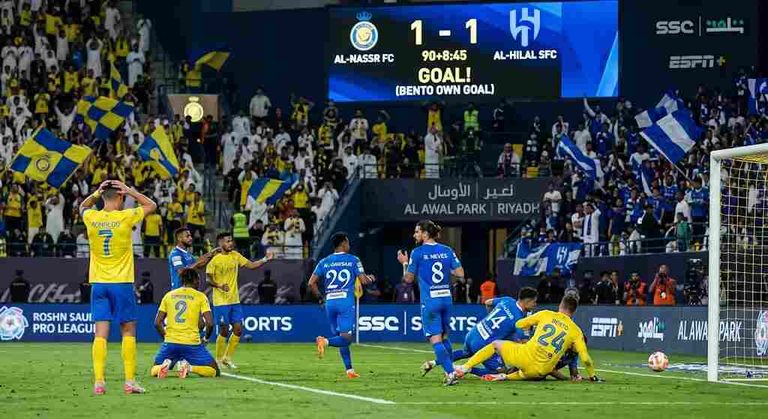 Al Hilal SFC vs Al-Nassr Lineups